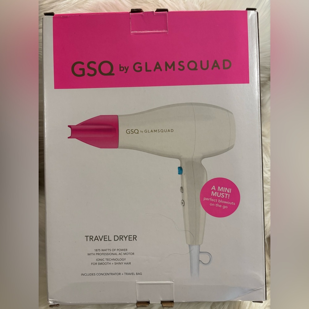 GSQ by Glamsquad Travel Dryer. New in Box. 1875 Watts